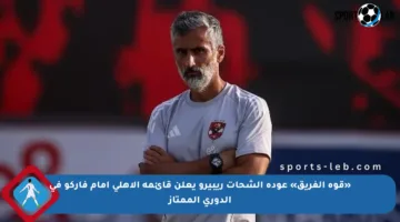 «قوة الفريق» عودة الشحات ريبيرو يعلن قائمة الأهلي أمام فاركو في الدوري الممتاز